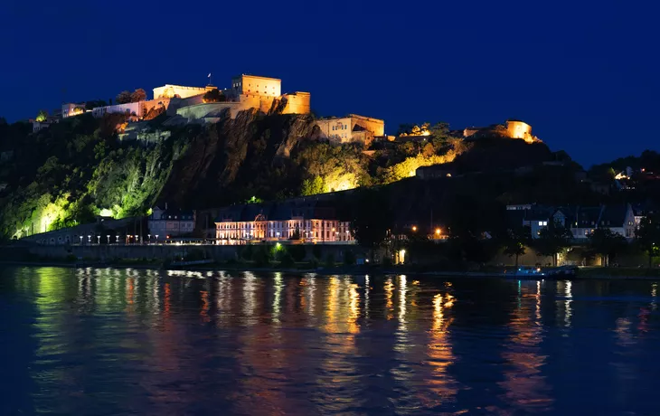 Koblenz - Festung Ehrenbreitstein am Rhein - © Comofoto - stock.adobe.com