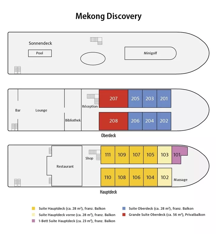 Mekong Discovery Deckplan