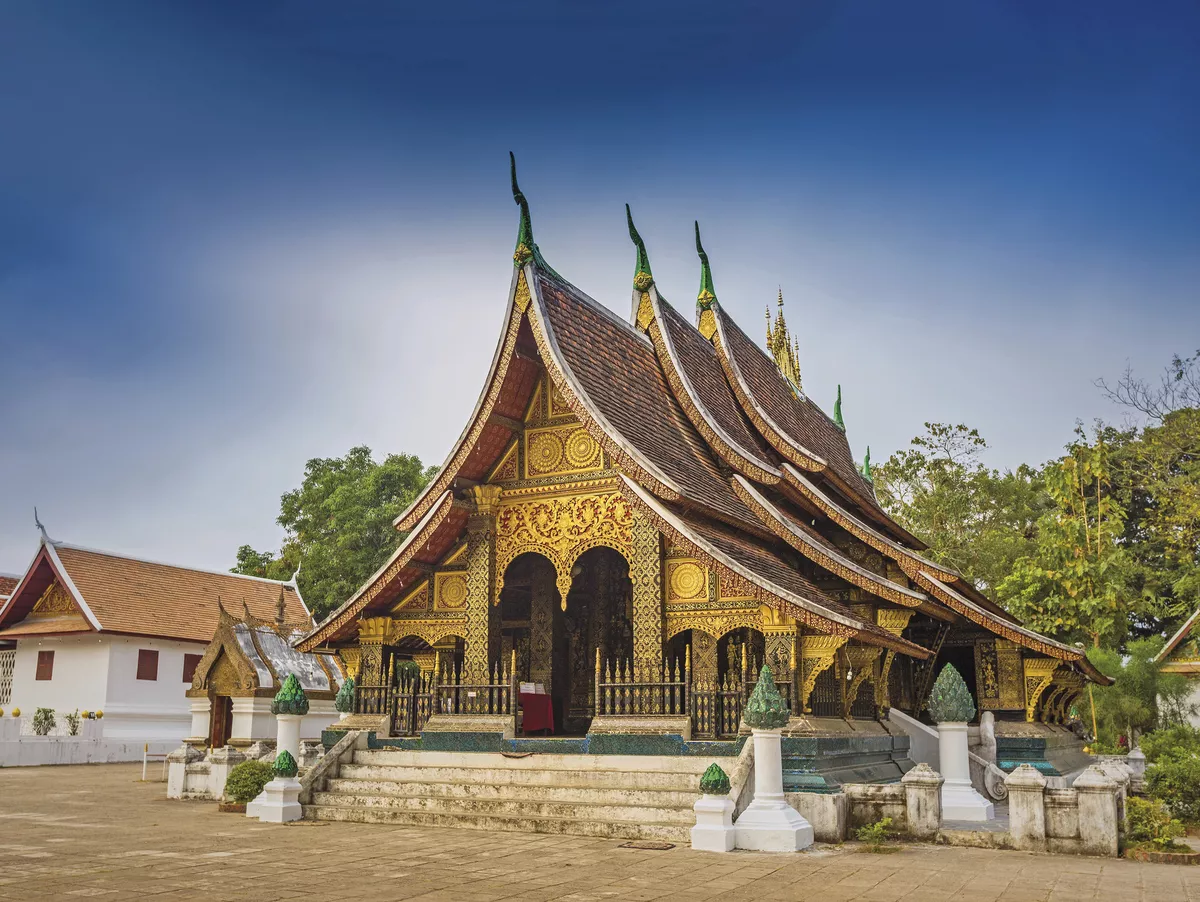 Wat Xieng Thong Tempel in Luang Prabang - © 