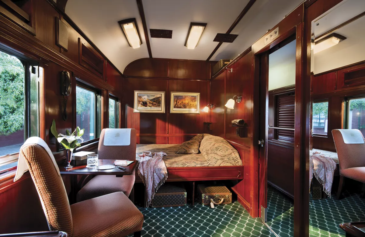 Suite der Kategorie Deluxe (Doppelbett) - © Rovos Rail Tours