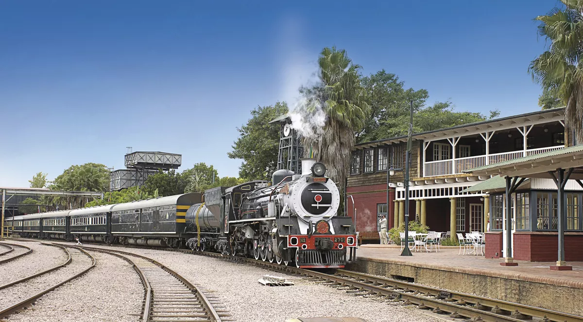 Der Rovos Rail am Bahnhof in Pretoria - © Rovos Rail Tours