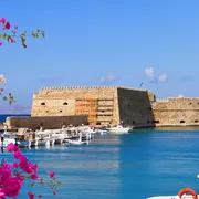 Hafen von Heraklion auf Kreta, Griechenland