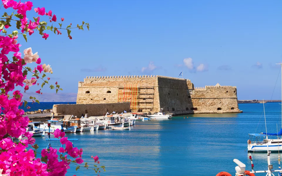 Hafen von Heraklion auf Kreta, Griechenland