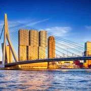 Erasmusbrücke in Rotterdam in den Niederlanden