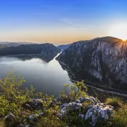 Eisernes Tor, Abendstimmung