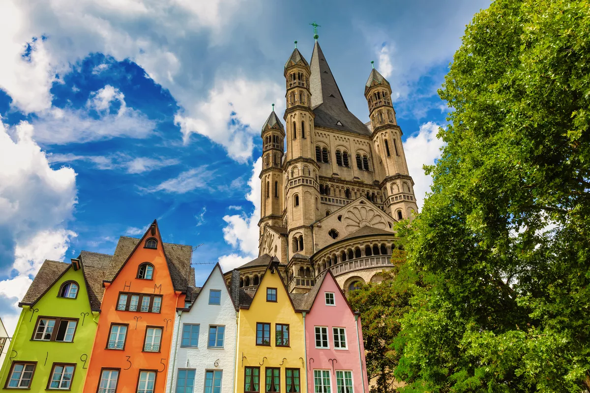 church Gross St Martin in the old town of Cologne, Germany - © Christian Müller