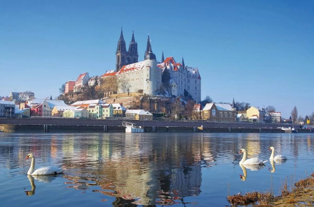 Meissen Albrechtsburg im Winter - © LianeM - Fotolia