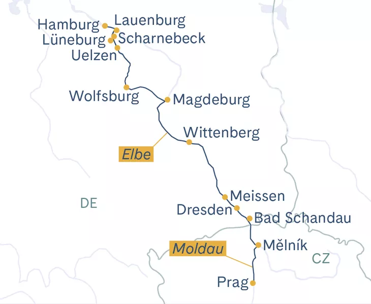 Thurgau Saxonia: 2025 Prag- Hamburg