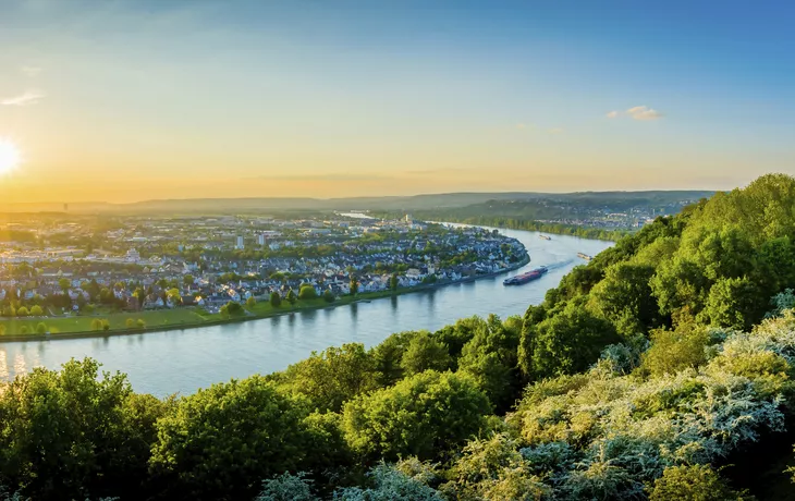 Aussicht bei Koblenz am Rhein