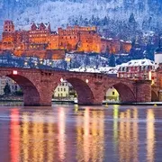 Heidelberger Schloss im Winter