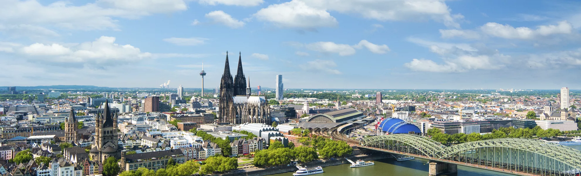 Panorama mit Dom, Köln - © This content is subject to copyright.