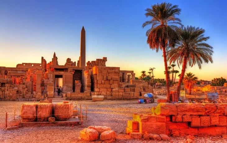 Blick auf die Tempelanlage Karnak in Luxor - © Leonid Andronov - Fotolia