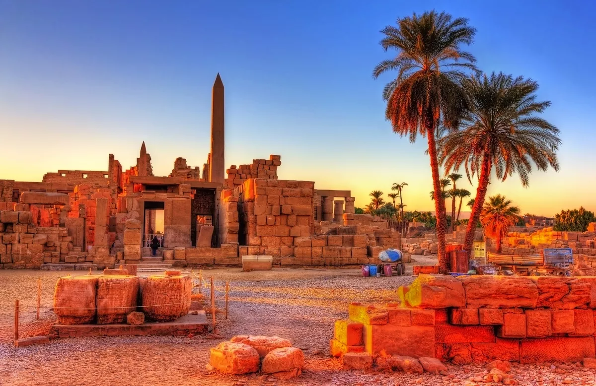 Blick auf die Tempelanlage Karnak in Luxor - © Leonid Andronov - Fotolia