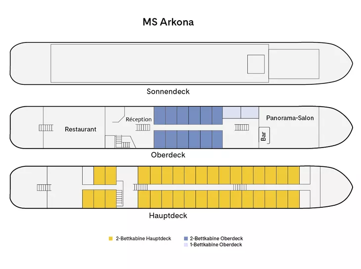 Kabinenplan MS Arkona