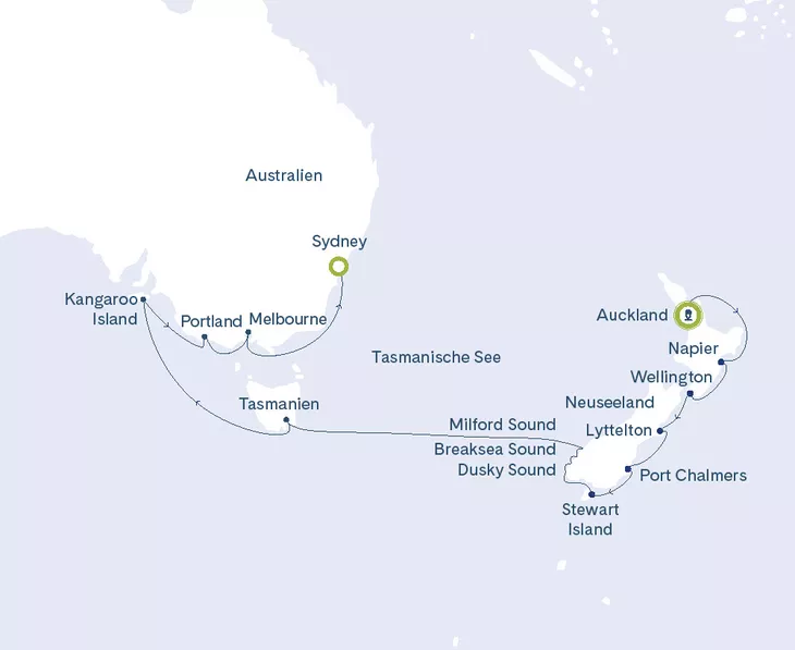 Routenplan Australien Route 6