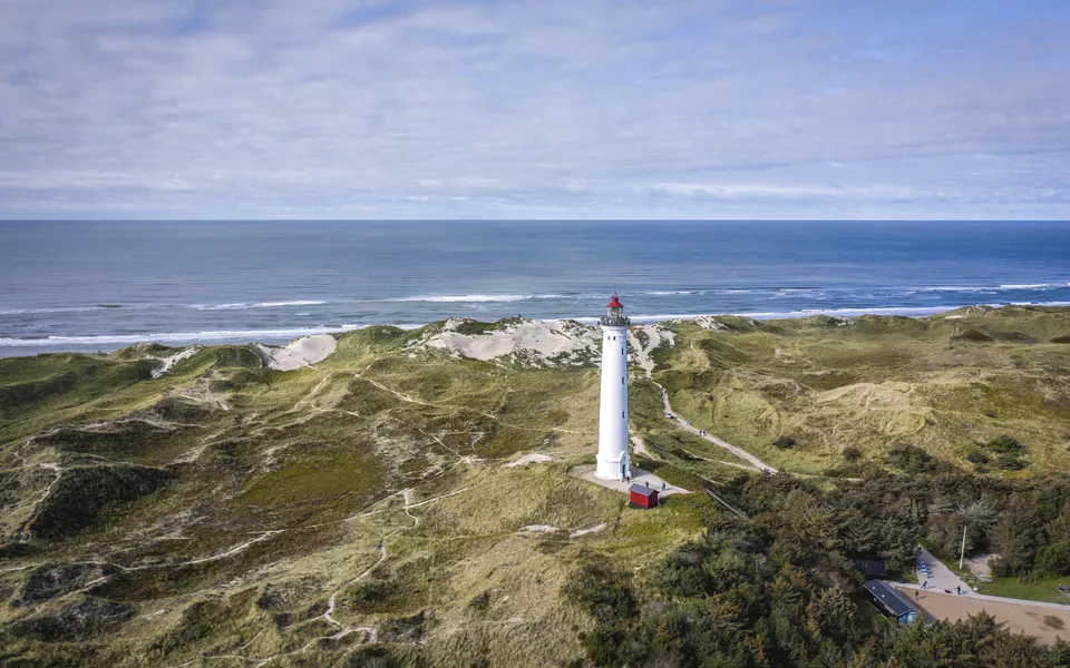 Leuchtturm Lynvig Fyr an der Nordseeküste