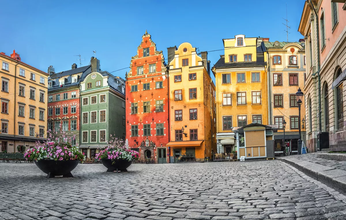 bunte Häuser auf dem Stortorget-Platz in Stockholm, Schweden - ©bbsferrari - stock.adobe.com