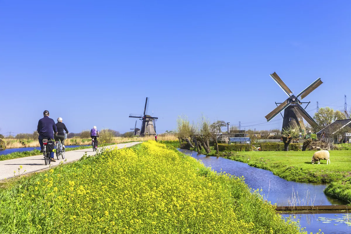 Velofahrt bei Kinderdijk - © Copyright (c) 2015 leoks/Shutterstock. 